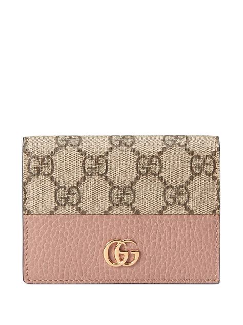 gucci women's card case|Gucci marmont card case wallet.